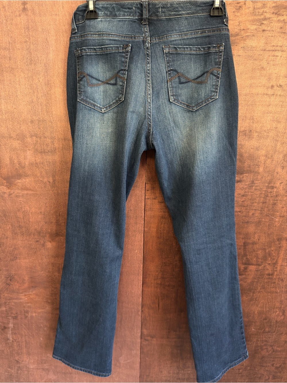 Vintage America Blue Faded Flare Jeans - Picture 2 of 2